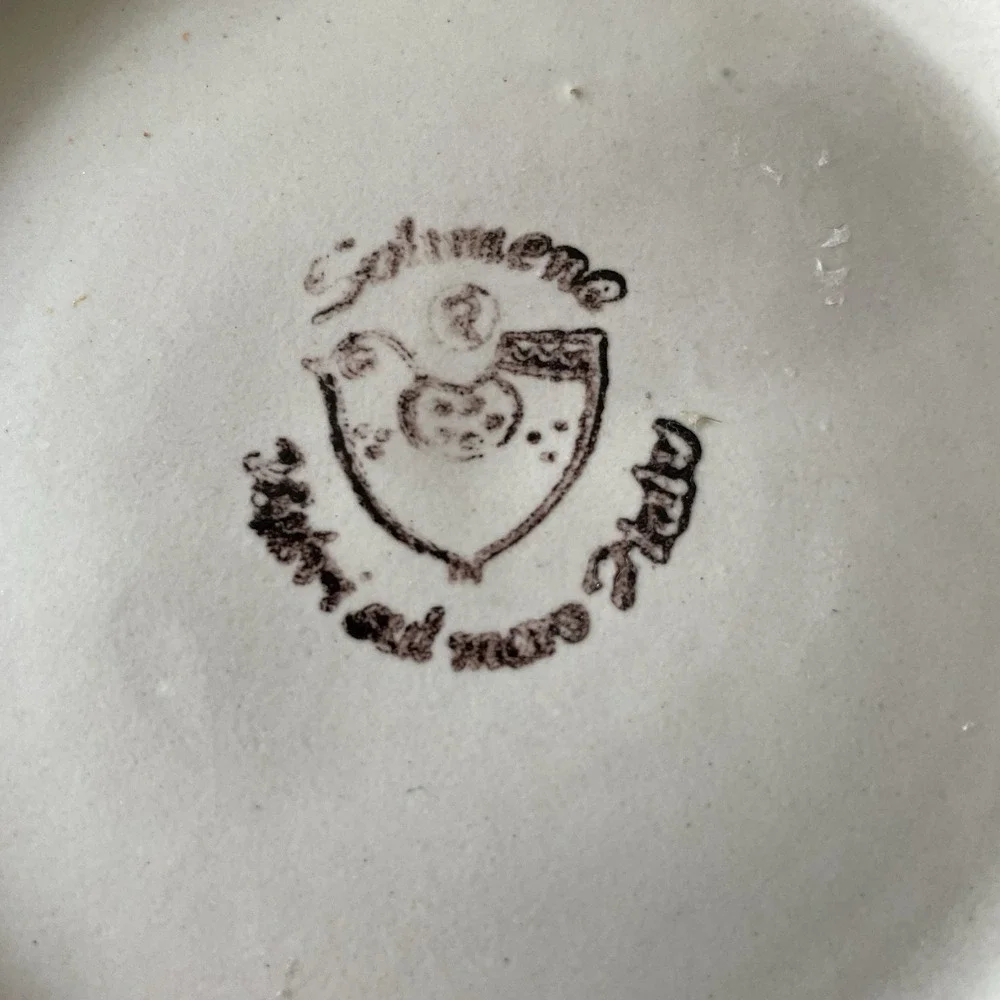 Vintage Solimene Vietri Chicken Platter: Hand-Painted Italian Pottery 10
